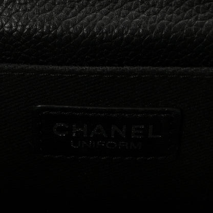Chanel Grained Calfskin Quilted 2.55 Reissue Flap Belt Bag Clutch Black 11 of 19