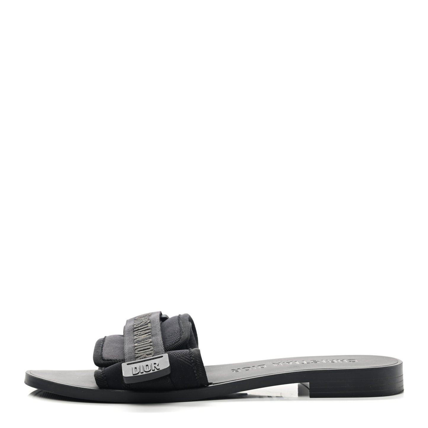 Technical Stretch Fabric Camouflage Dio(r)evolution Slide Sandals 38 Black Military