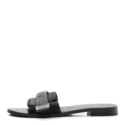 Christian Dior Technical Stretch Fabric Camouflage Dio(r)evolution Slide Sandals 38 Black Military 1 of 8