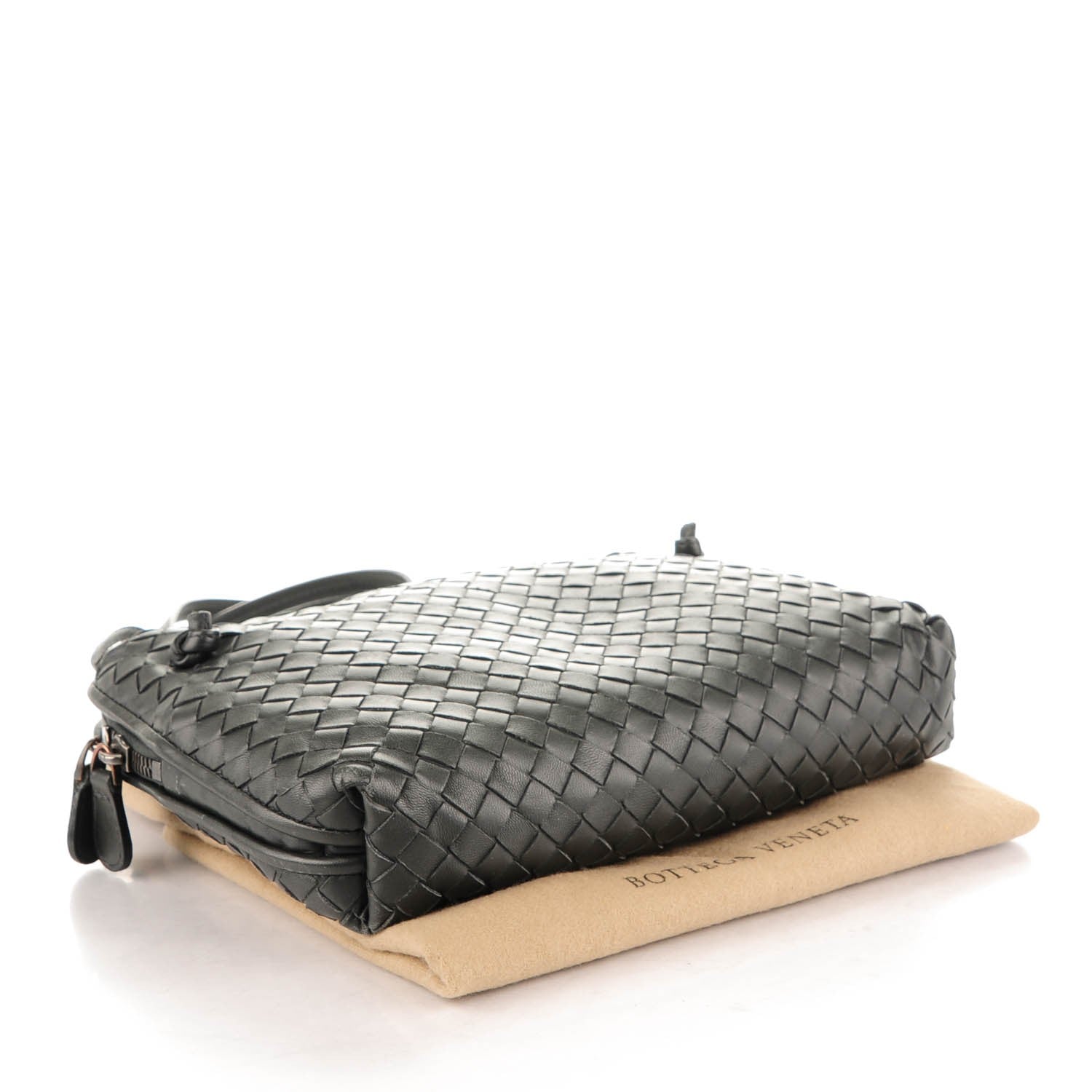 Bottega Veneta Nappa Intrecciato Pillow Crossbody Messenger Nero Black 4 of 9