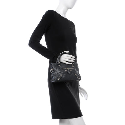 Balenciaga Agneau Giant 12 Silver Hardware Mini City Gris Fossile 3 of 8