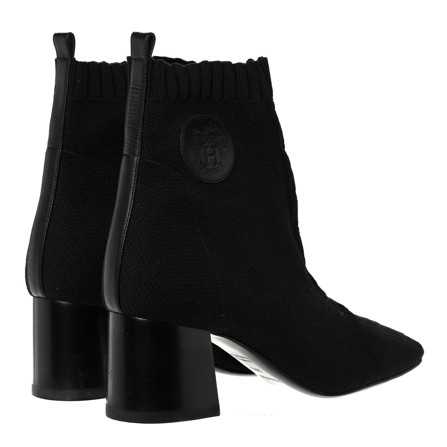 Knit Calfskin Volver 60 Ankle Boots 38.5 Sottobosco