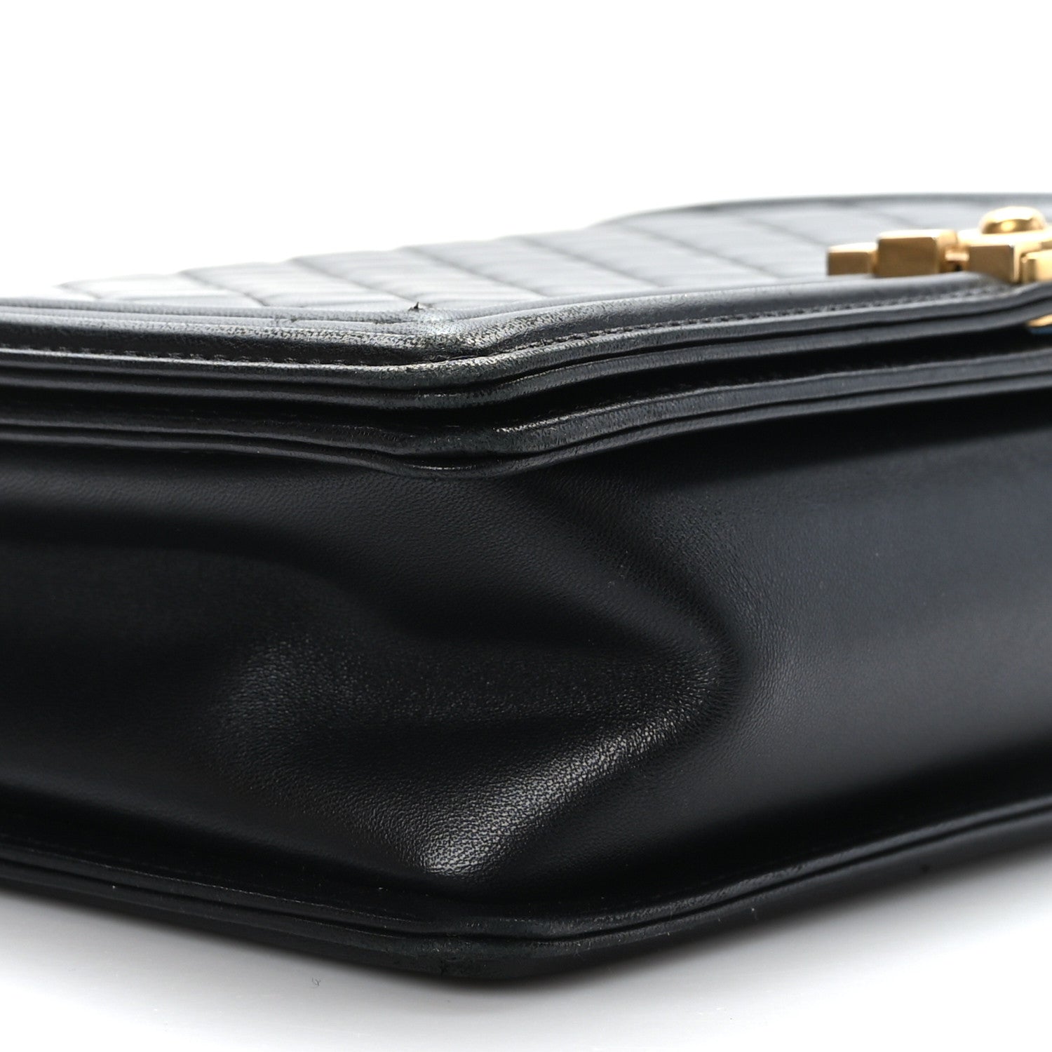 Chanel Lambskin Quilted Large Boy Flap Black 9 of 11