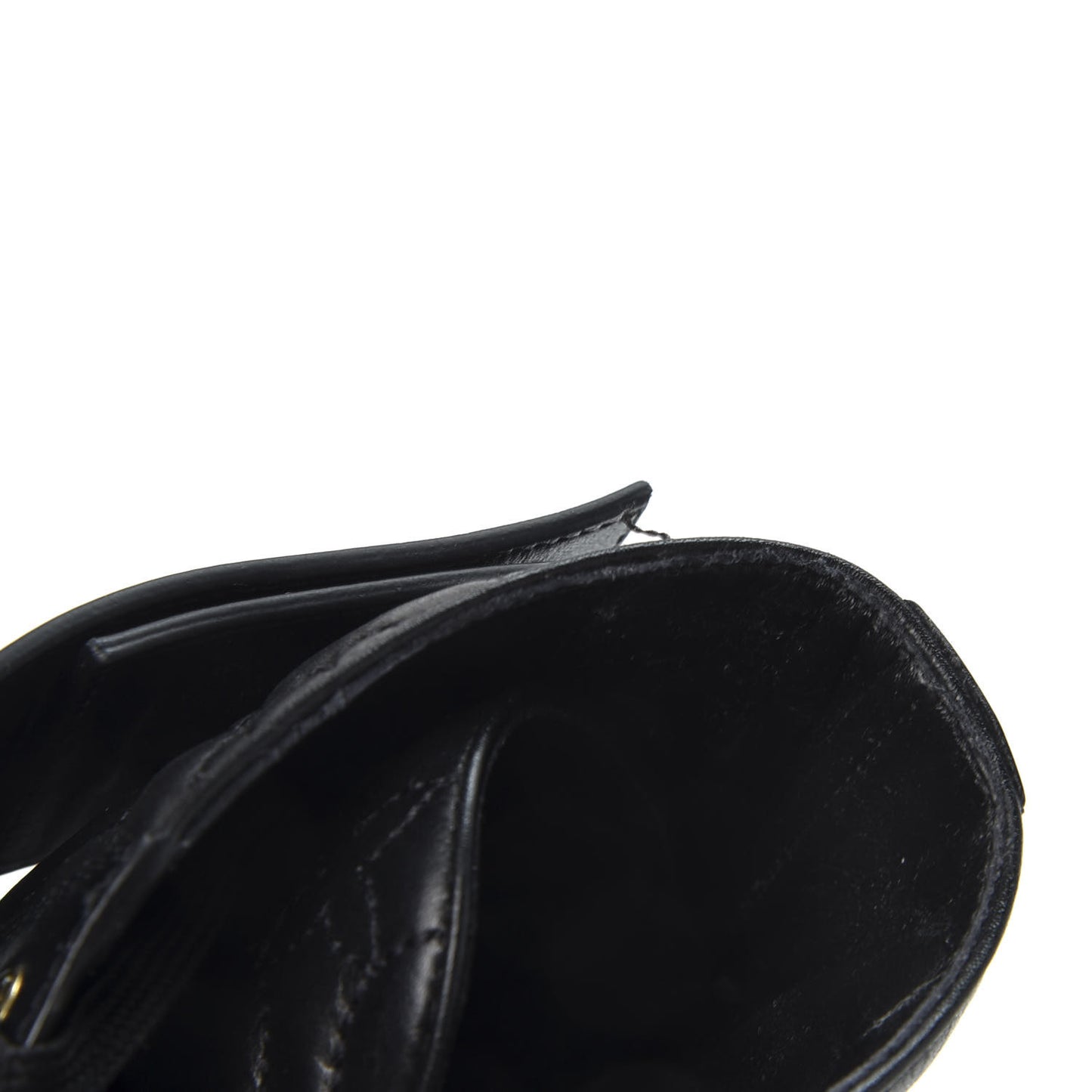 Calfskin Embossed Wonderland Ranger Boots 36.5 Black