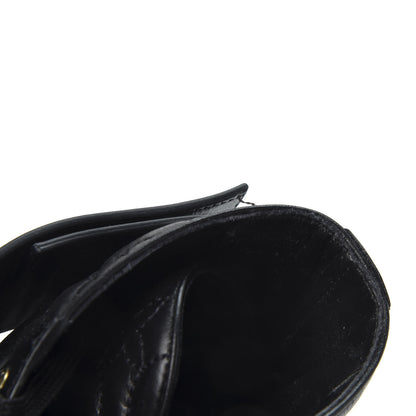 Louis Vuitton Calfskin Embossed Wonderland Ranger Boots 36.5 Black 10 of 11