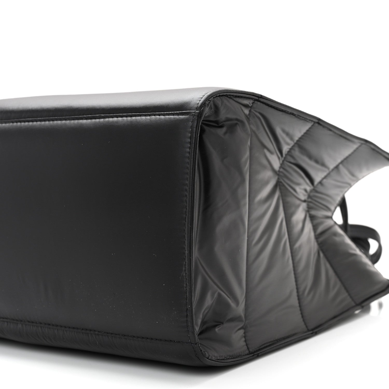 Telfar Nylon Large Puff Shopping Bag Black 9 of 9