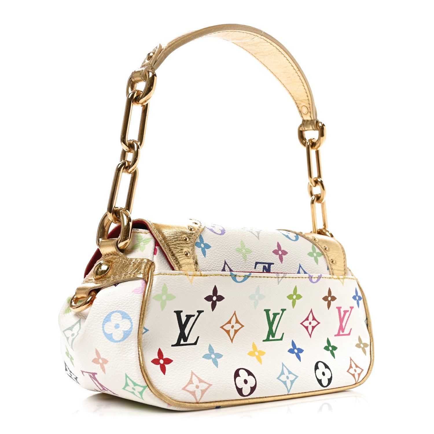 Louis Vuitton Monogram Multicolor Marilyn White Gold 3 of 9