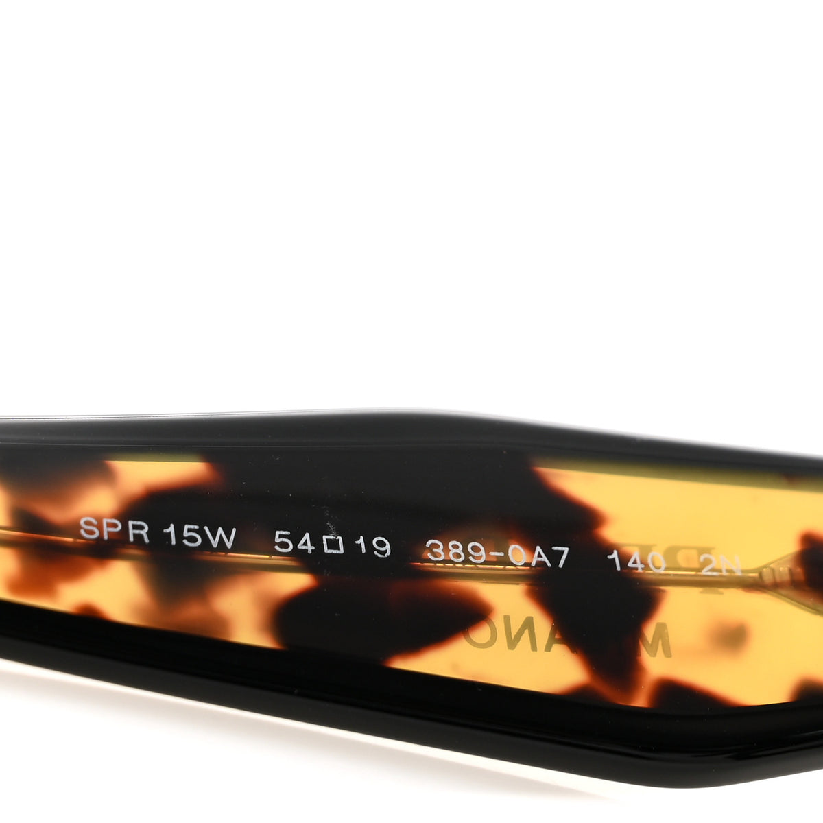 Prada Acetate Sunglasses SPR 15W Tortoise Black 6 of 7