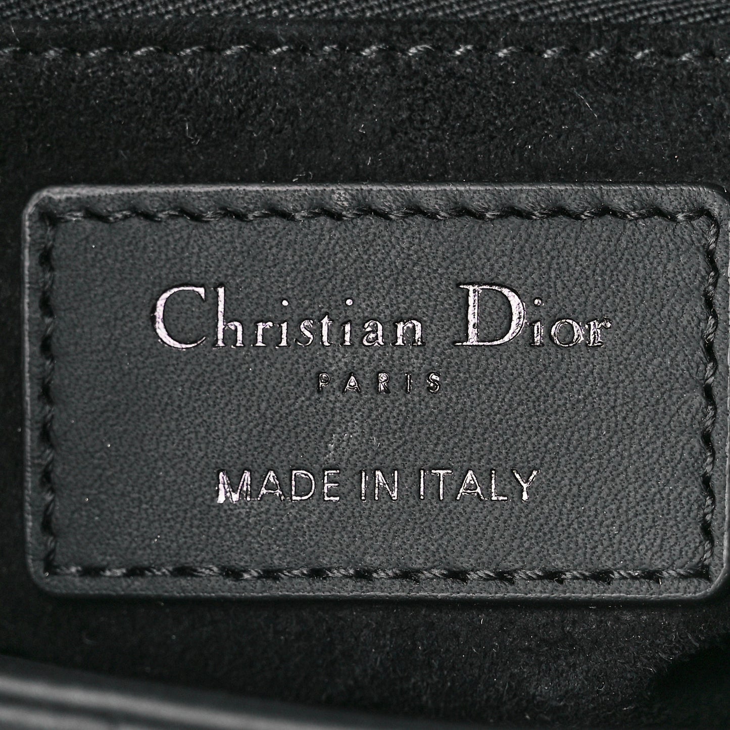 Ultra Matte Calfskin Cannage Small My ABCDior Lady Dior Black