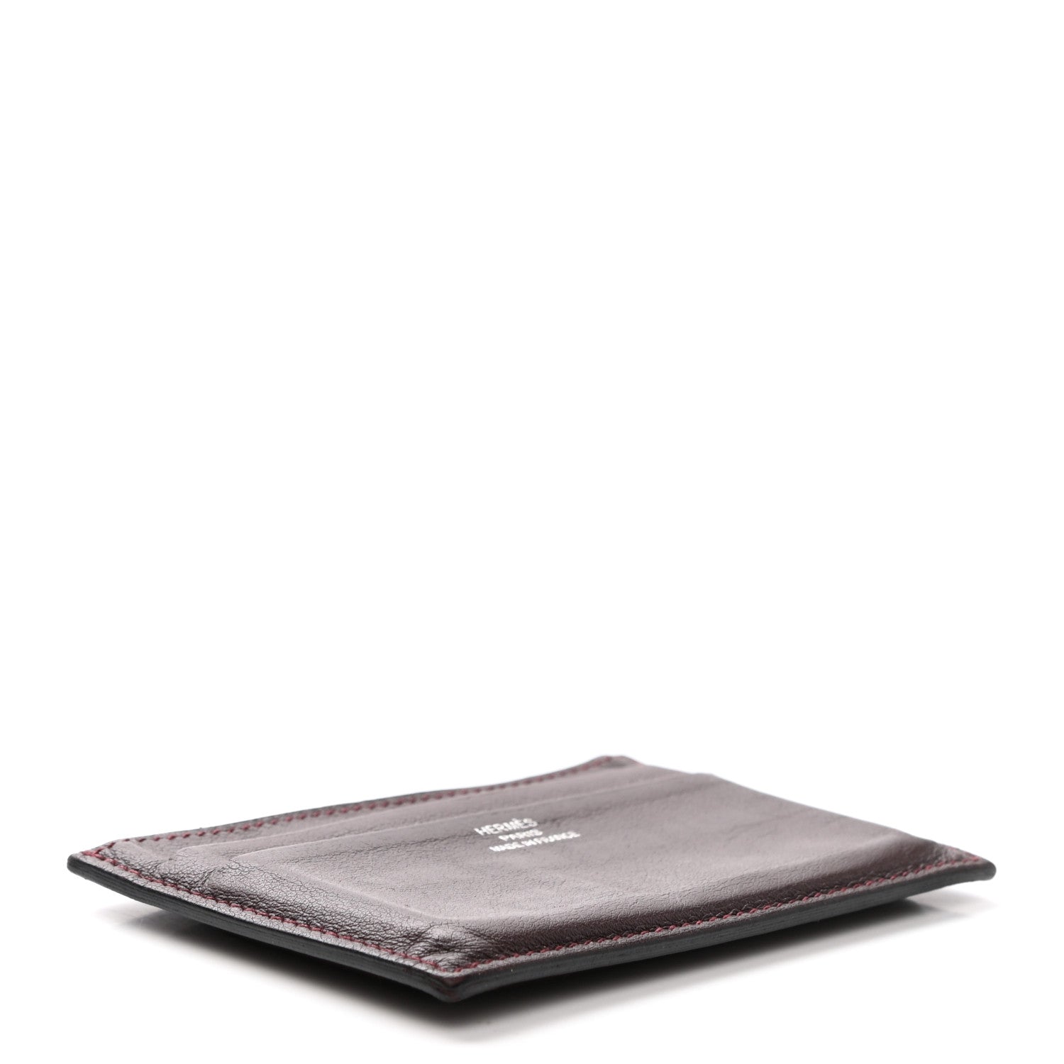 Hermes Swift Citizen Twill Card Case Prune 4 of 8