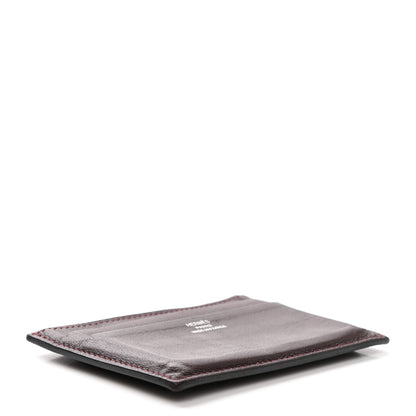 Hermes Swift Citizen Twill Card Case Prune 4 of 8