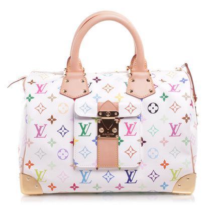 Louis Vuitton Monogram Multicolor Speedy 30 White 1 of 8