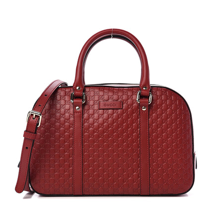 Gucci Soft Microguccissima Medium Crossbody Bag Rosso 1 of 9