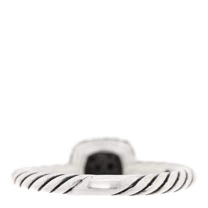 David Yurman Sterling Silver Black Diamond Petite Pave Ring 52 6 3 of 4