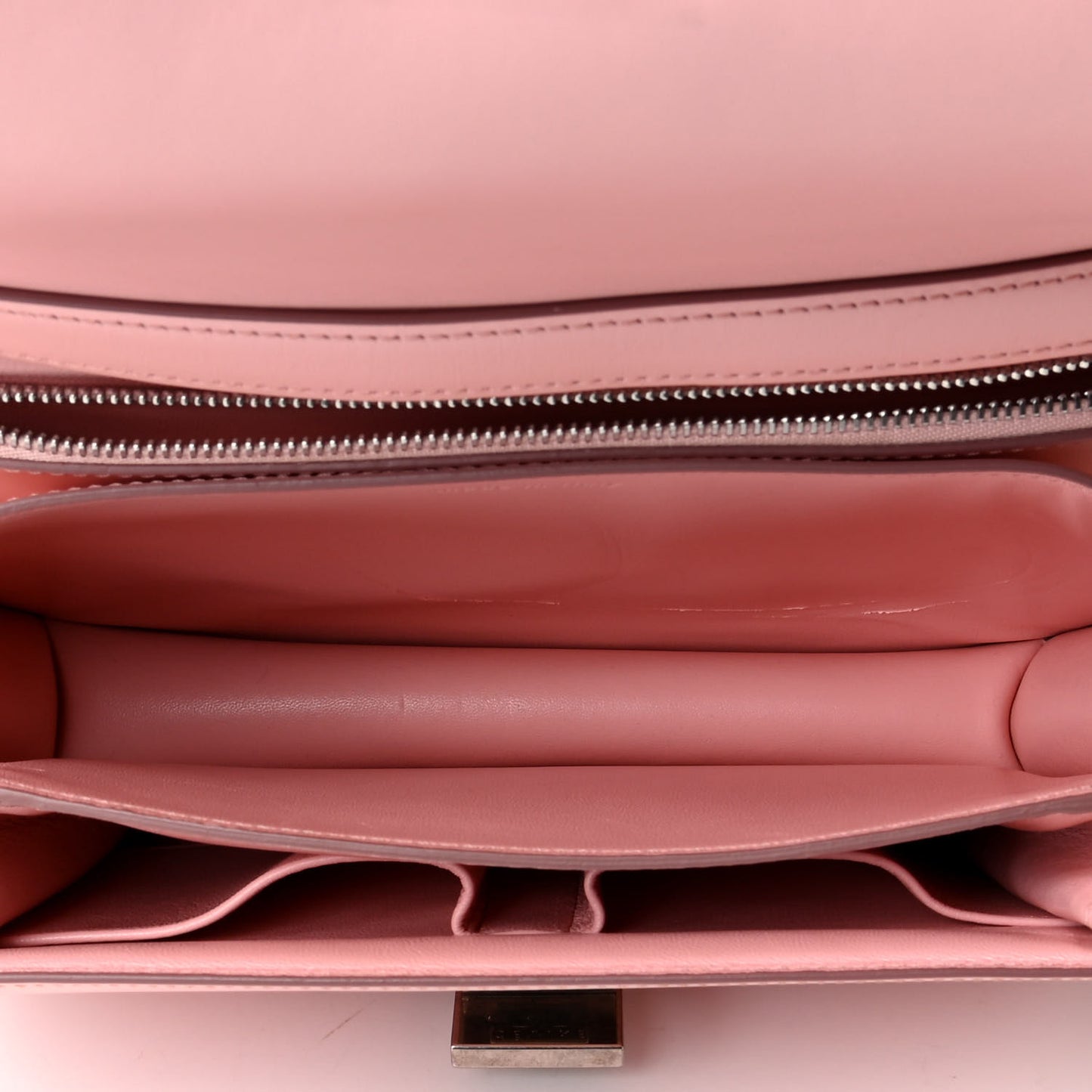 Smooth Calfskin Medium Classic Box Flap Bag Pink
