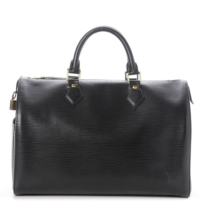 Louis Vuitton Epi Speedy 30 Black 1 of 7