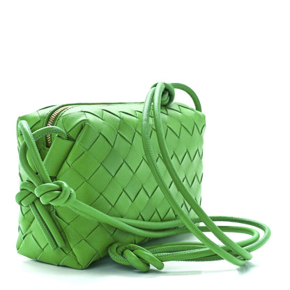 Bottega Veneta Nappa Intrecciato Mini Loop Camera Bag Parakeet 3 of 12