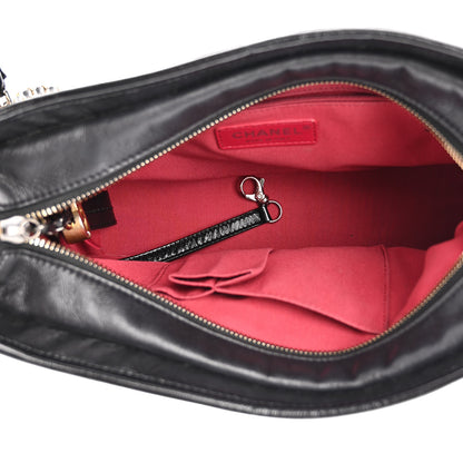 Chanel Aged Calfskin Quilted New Medium Gabrielle Hobo Black 5 of 11
