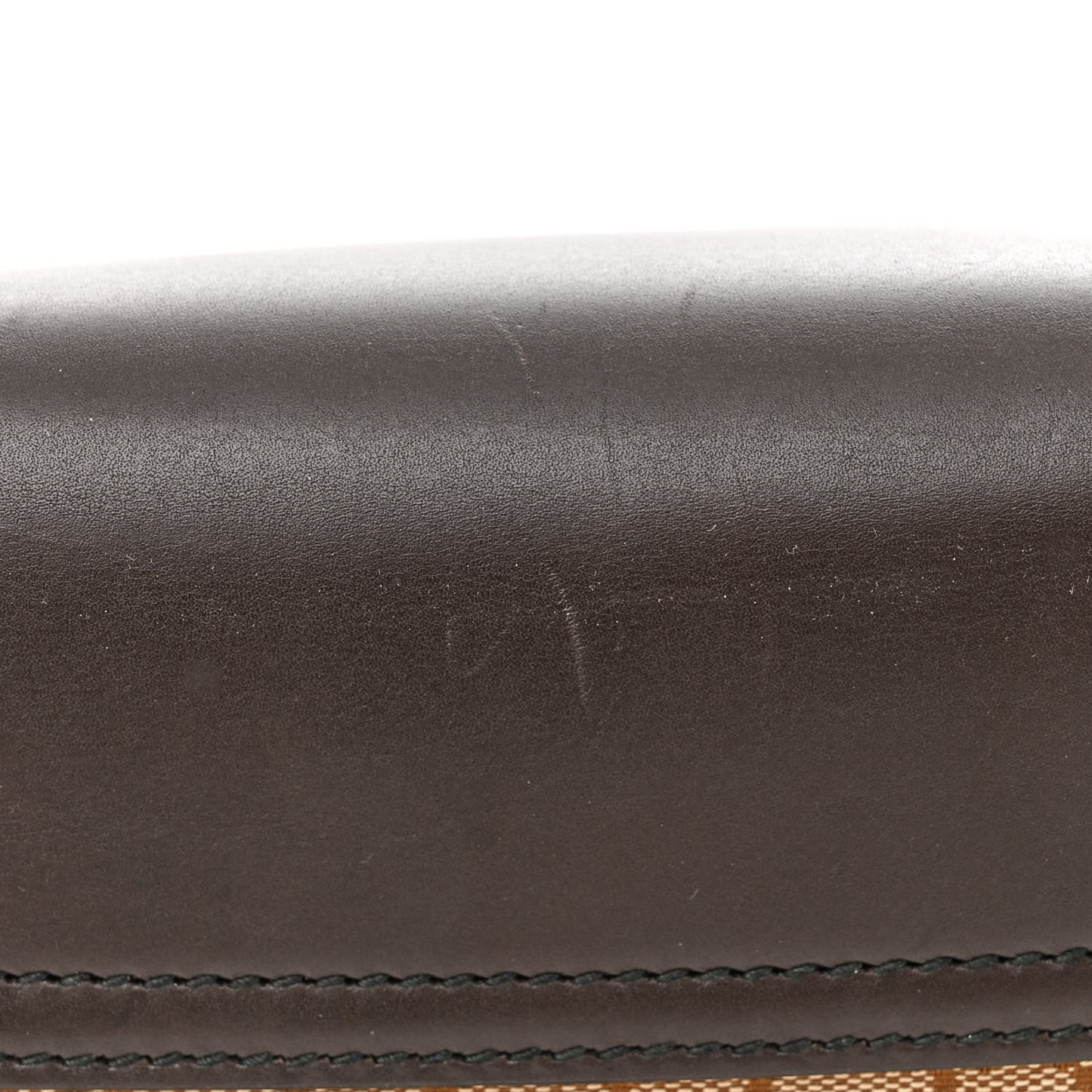 Monogram Margaux Calfskin Medium Emily Chain Shoulder Bag Beige Ebony Cocoa