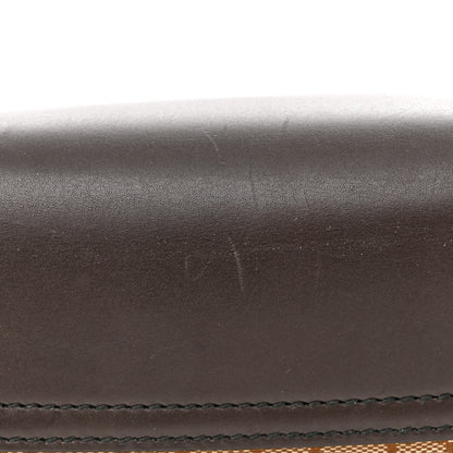 Gucci Monogram Margaux Calfskin Medium Emily Chain Shoulder Bag Beige Ebony Cocoa 18 of 18