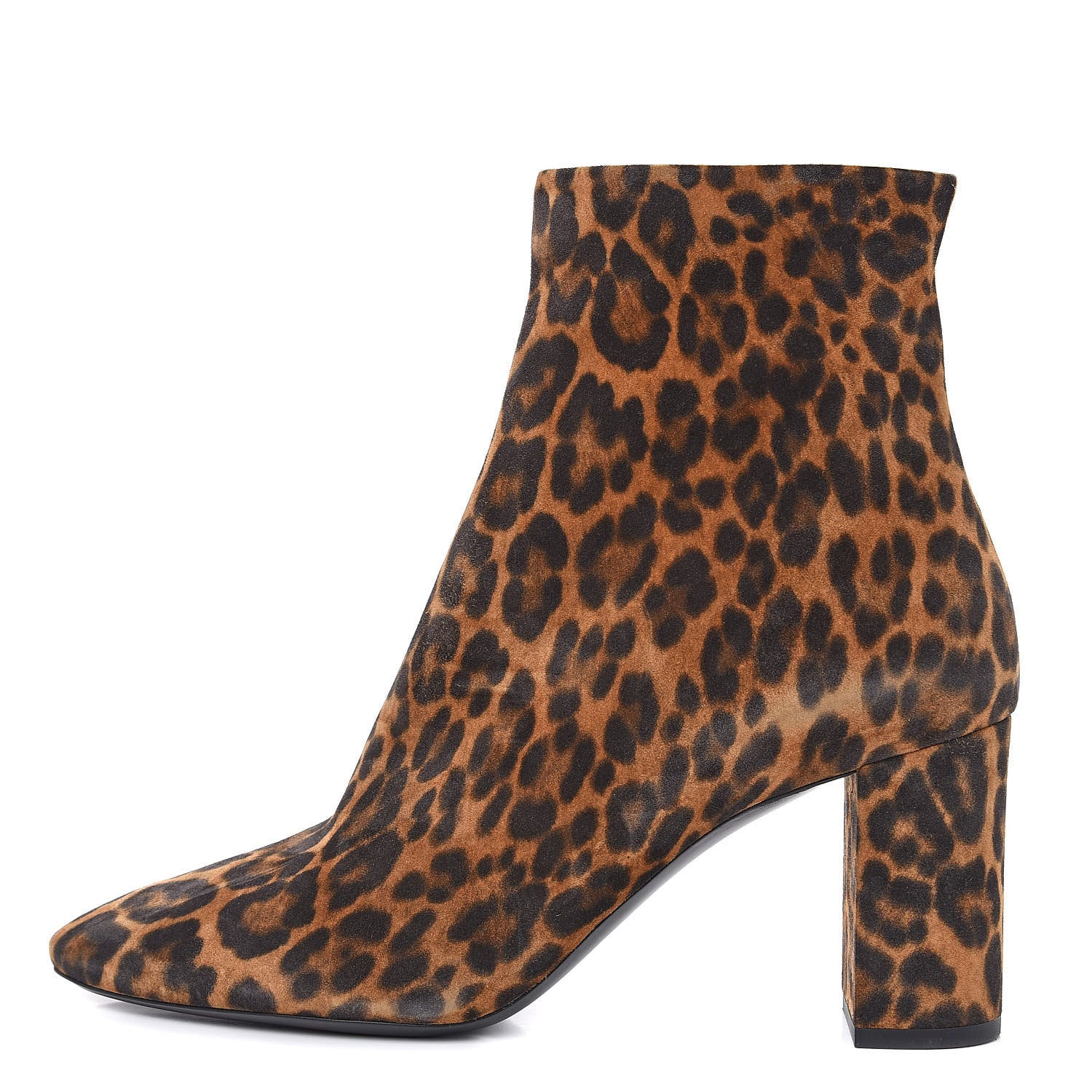 Saint Laurent Suede Lou Ankle Boots 41 Leopard 1 of 12