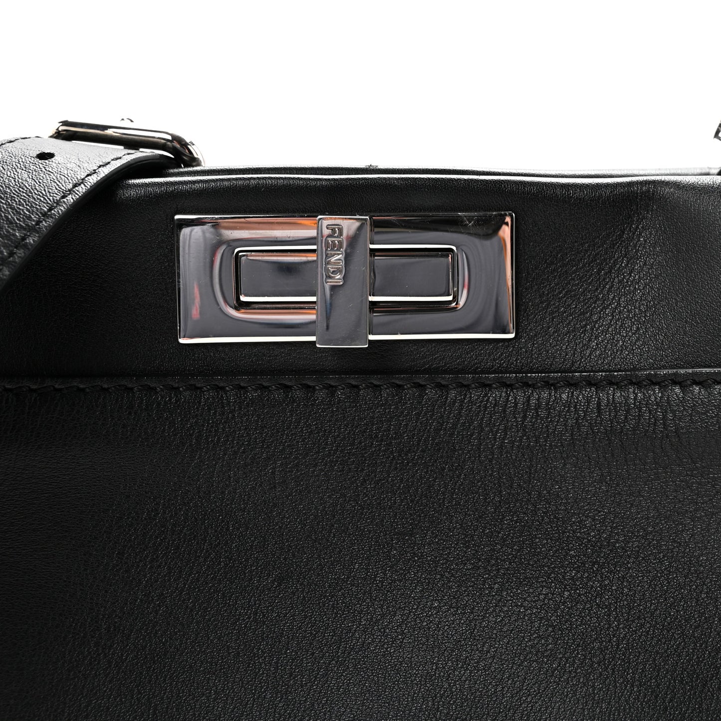 Vitello Seta Snakeskin Crocodile Monster Eyes Medium Peekaboo Iconic Satchel Black Girasole