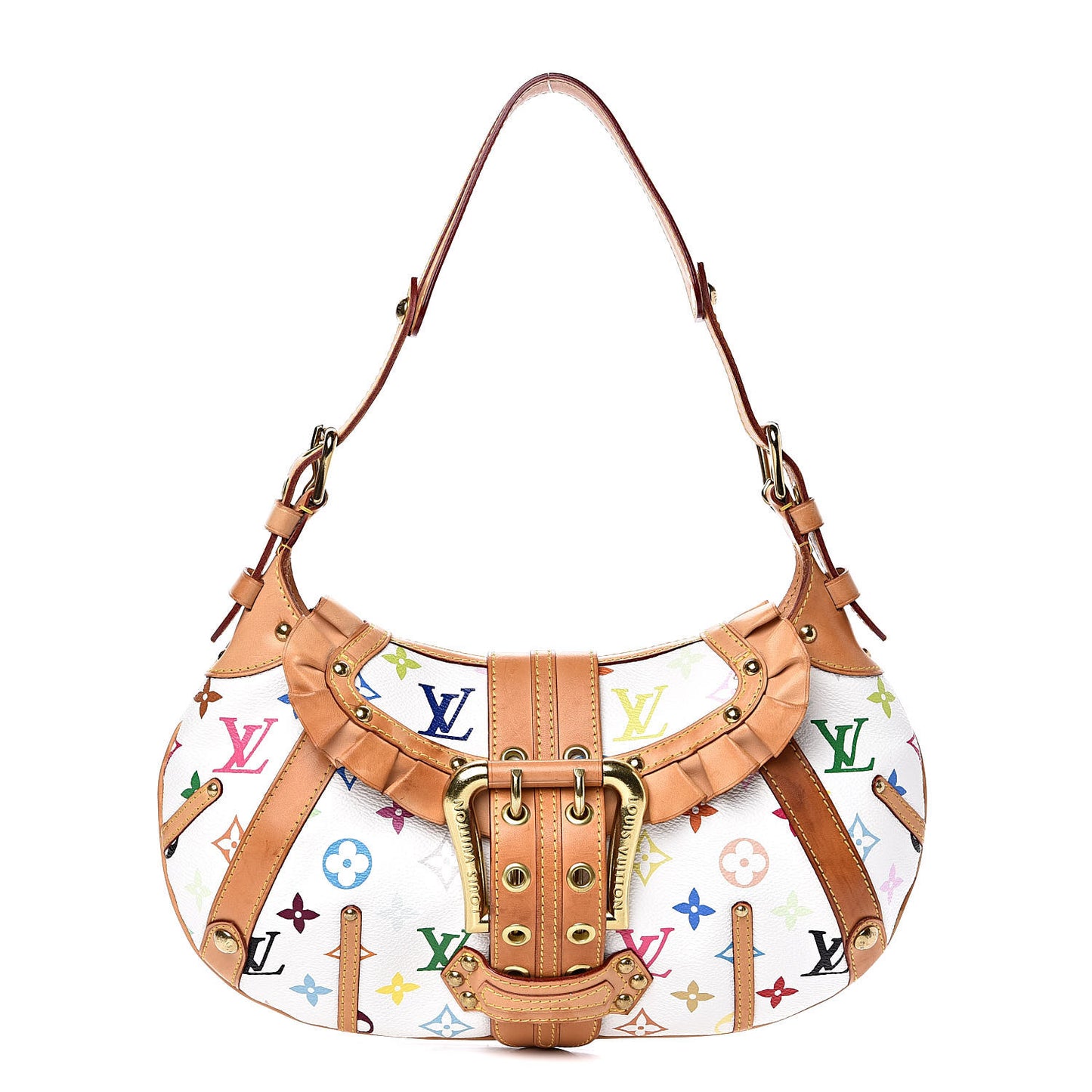 Monogram Multicolor Leonor White
