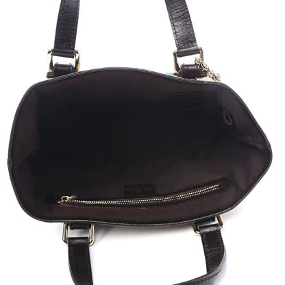 Gucci Monogram Small Jolicoeur Tote Dark Brown 4 of 4