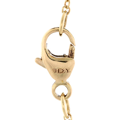 David Yurman 18K Yellow Gold Diamond Cable Collectibles Quatrefoil Pendant Necklace 4 of 5