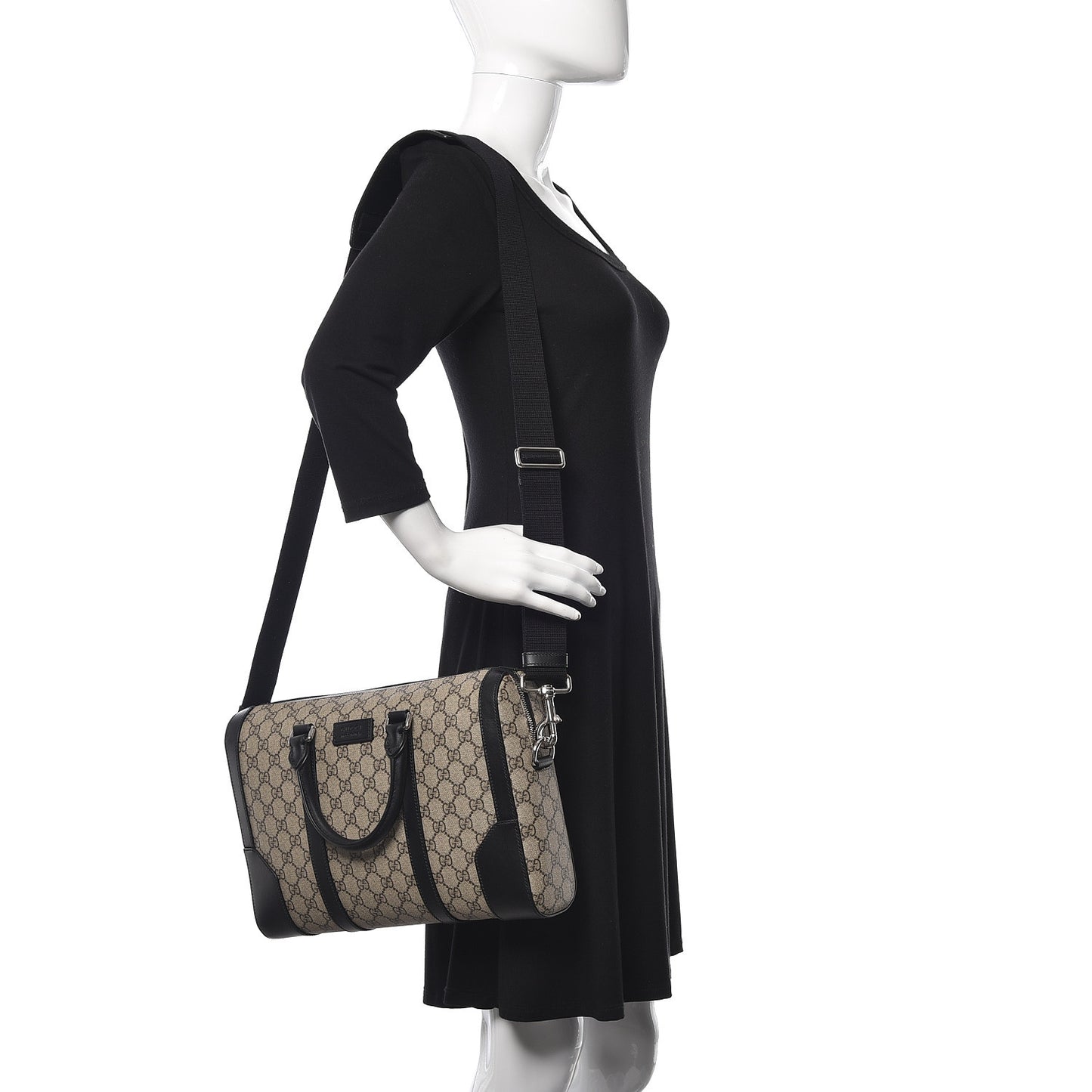 Monogram Briefcase Black
