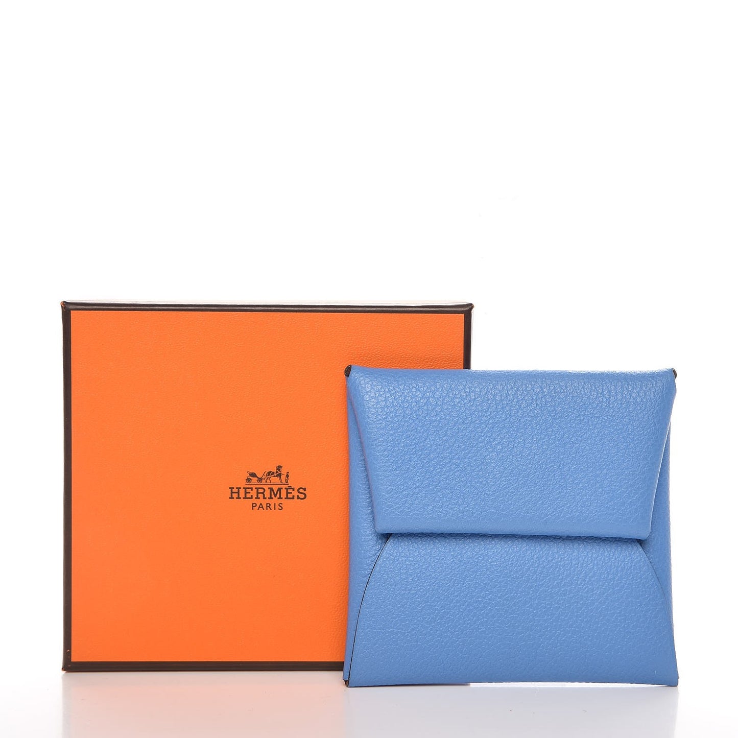 Evercolor Verso Bastia Coin Purse Bleu Paradis Orange Poppy