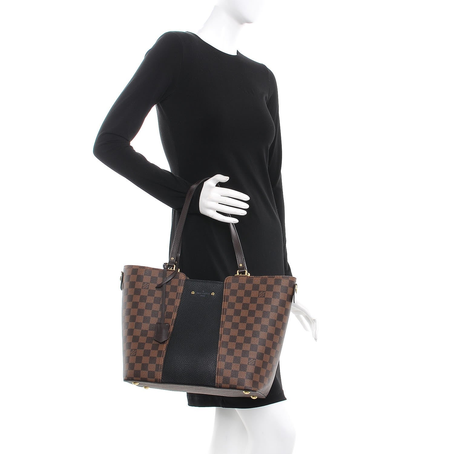 Louis Vuitton Damier Ebene Jersey Black 2 of 8