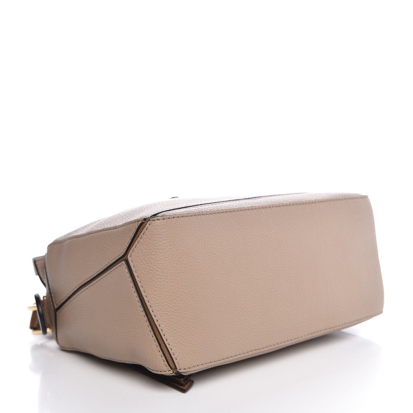 Grained Calfskin Small Puzzle Bag Sand Mink