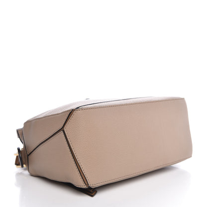 Loewe Grained Calfskin Small Puzzle Bag Sand Mink 4 of 7