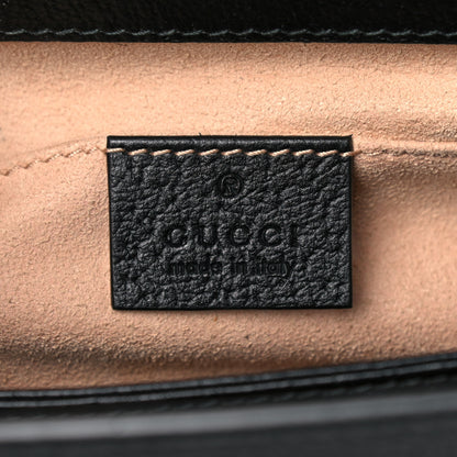 Gucci Calfskin GG Web Small Ophidia Chain Shoulder Bag Black 6 of 14