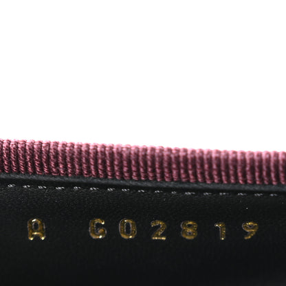 Chanel Crocodile Embossed Patent Cap Toe Ballerina Flats 36.5 Dark Burgundy Black 9 of 10