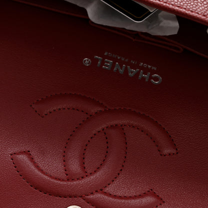 Chanel Caviar Quilted Medium Double Flap Burgundy 12 of 12