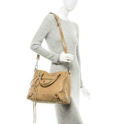 Balenciaga Agneau Classic Hardware Velo Beige Nougatine 2 of 8
