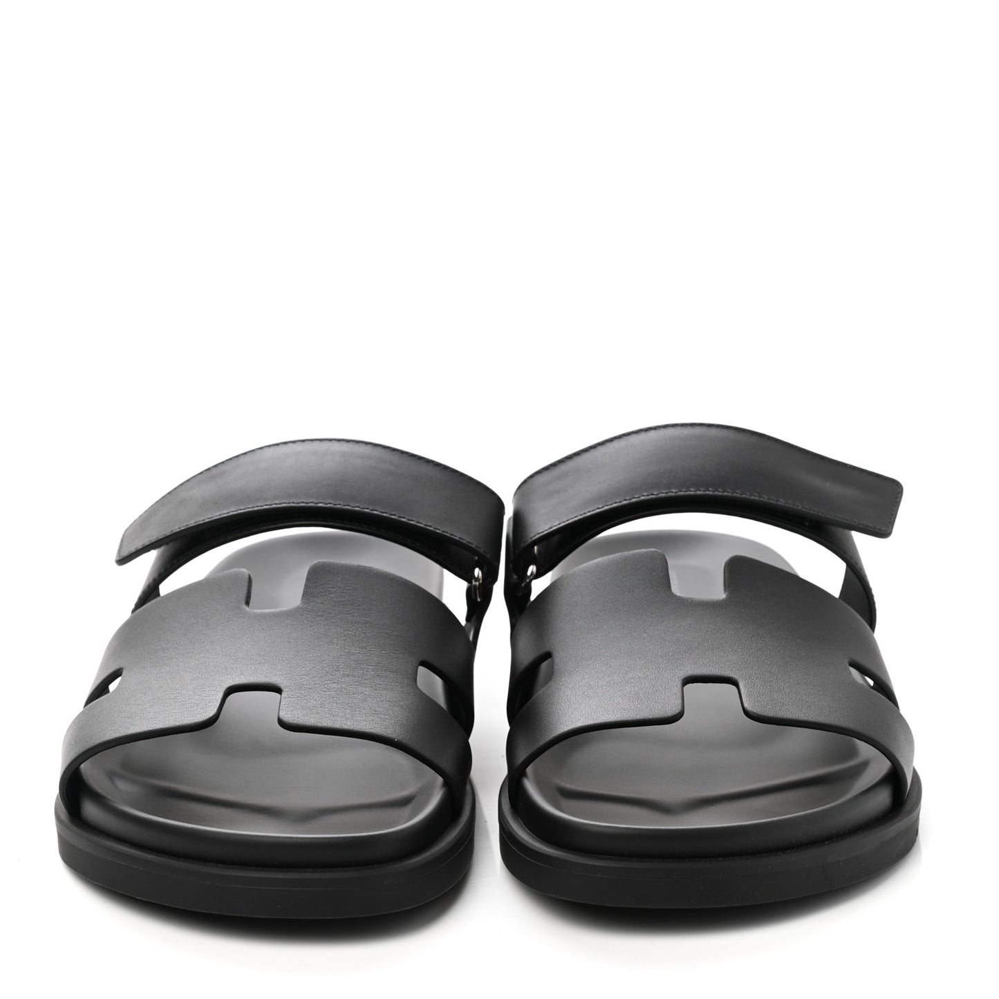 Calfskin Mens Chypre Sandals 42.5 Black