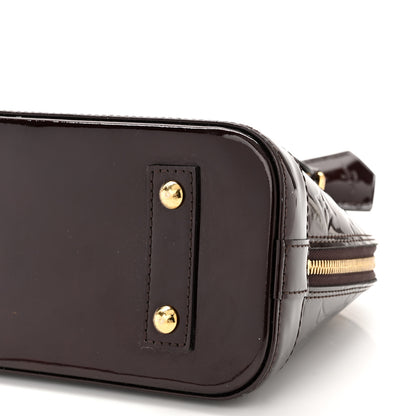 Louis Vuitton Vernis Alma BB Amarante 10 of 10
