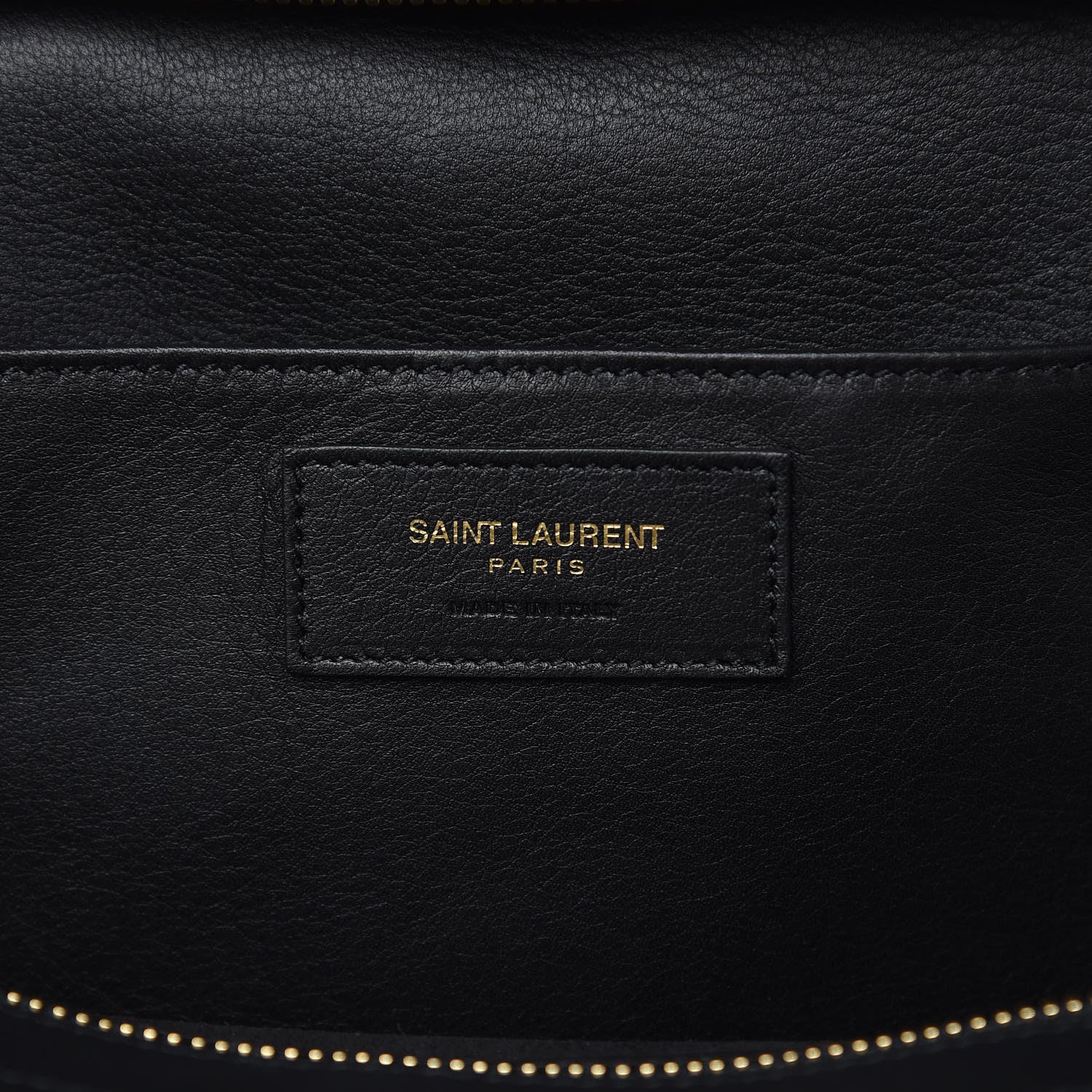 Saint Laurent Calfskin Suede Small Monogram Downtown Cabas Black 6 of 15