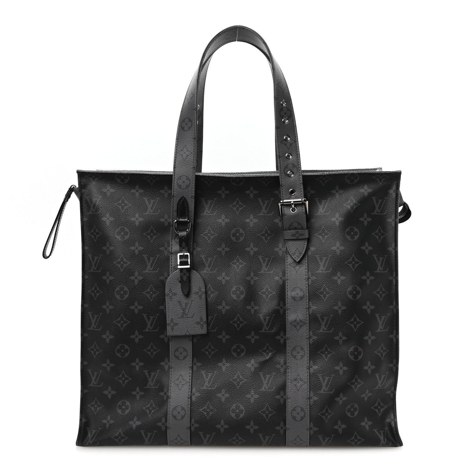 Louis Vuitton Monogram Eclipse Cabas Zippe GM Black 1 of 10