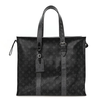 Louis Vuitton Monogram Eclipse Cabas Zippe GM Black 1 of 10