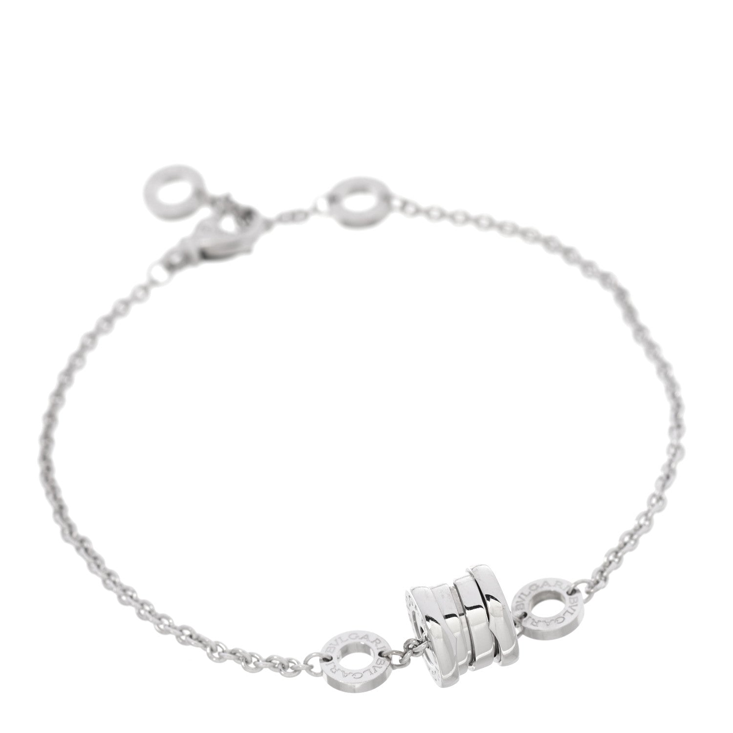 Bulgari 18K White Gold B.Zero1 Bracelet 1 of 7