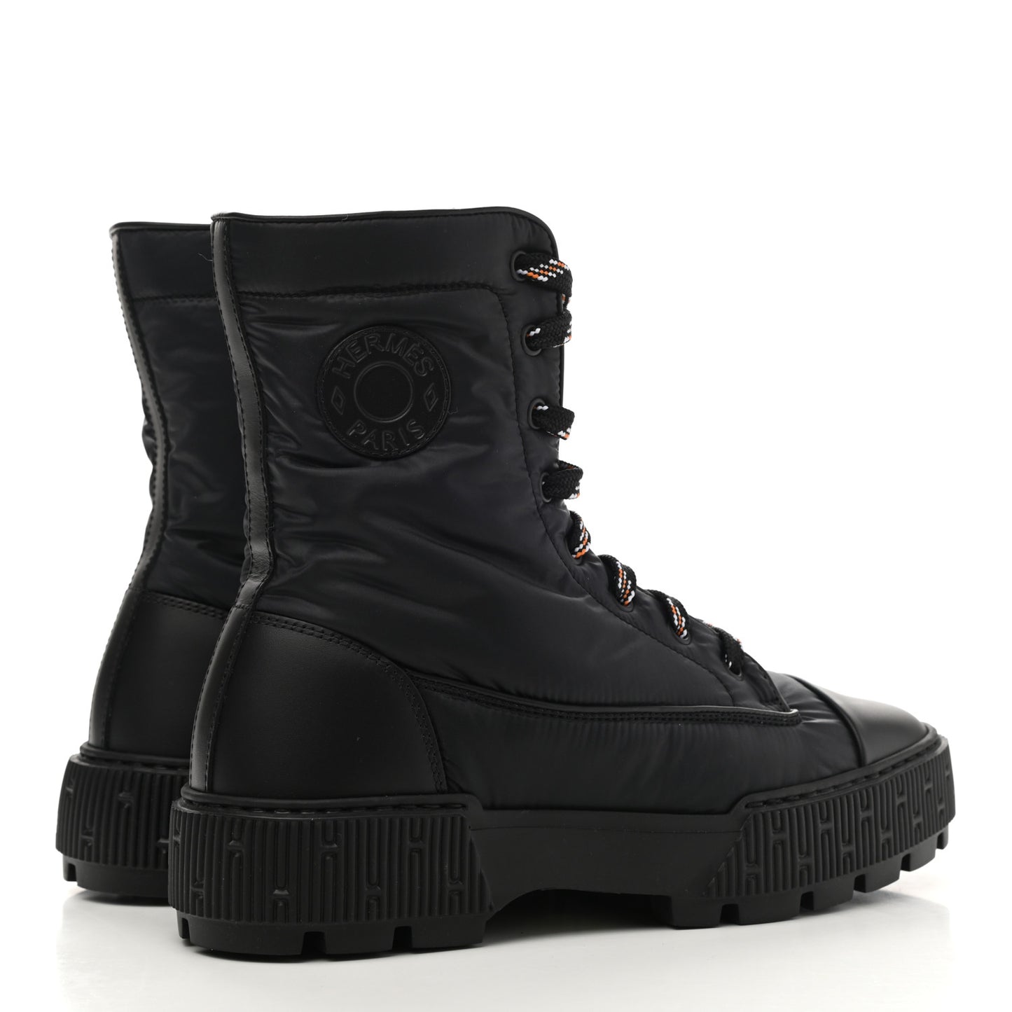 Calfskin Parachute Fresh Ankle Boots 38 Black