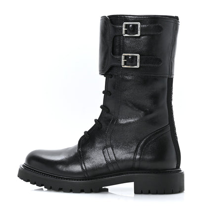 Christian Dior Calfskin Ground Low Boot 36.5 Black 1 of 8