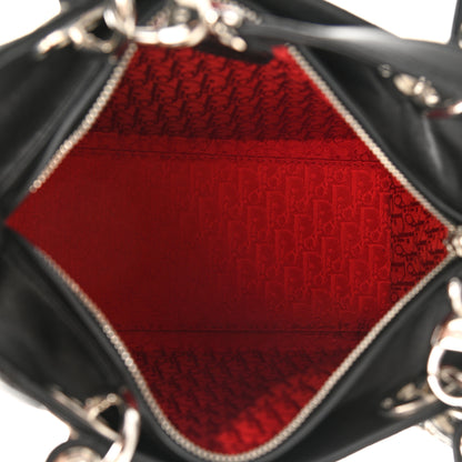 Christian Dior Lambskin Cannage Medium Lady Dior Black 4 of 10