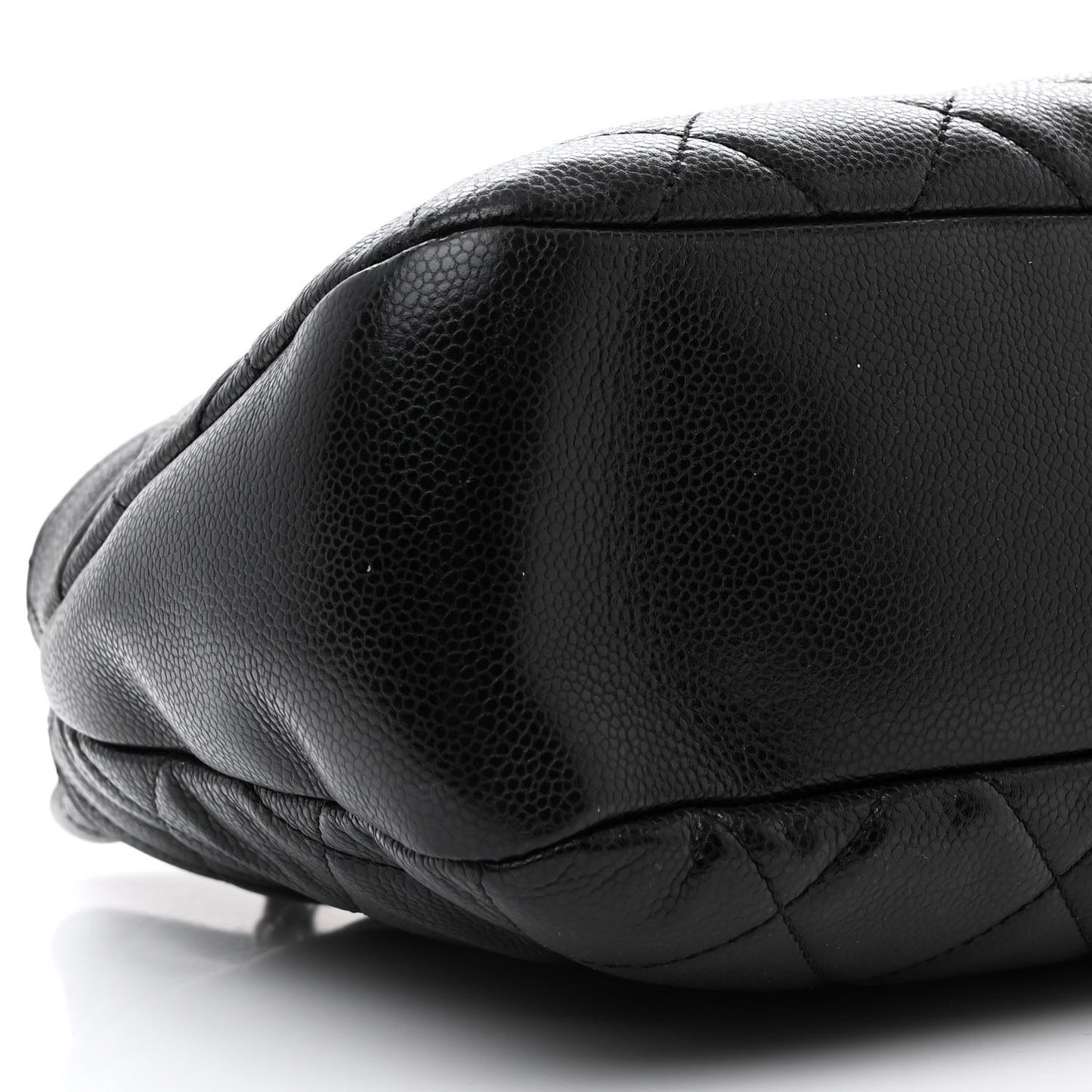 Caviar Quilted Timeless CC Soft Tote Black