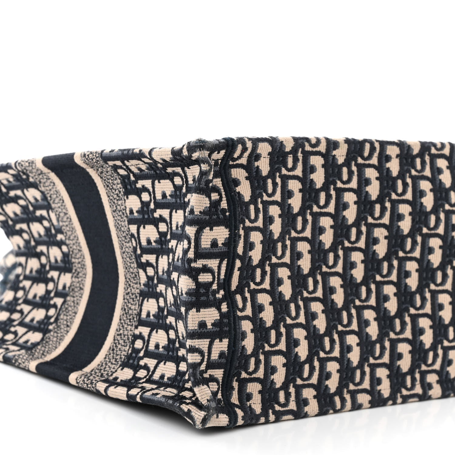 Christian Dior Oblique Medium Book Tote Blue Multicolor 9 of 12