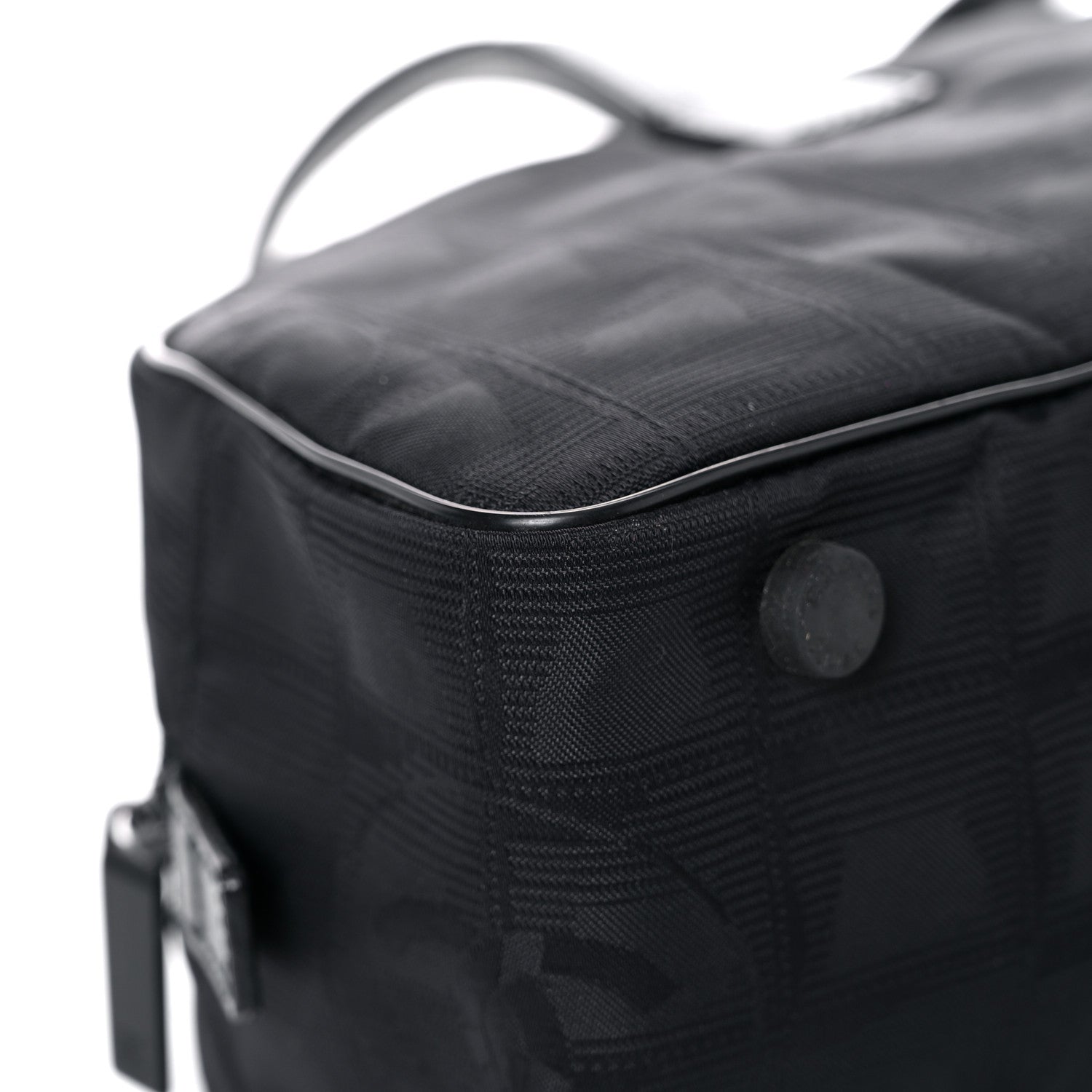 Chanel Nylon Travel Bowler Black 8 of 12